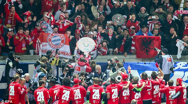 Bayern Pesta Sampai Pagi setelah Raih Juara Liga Jerman